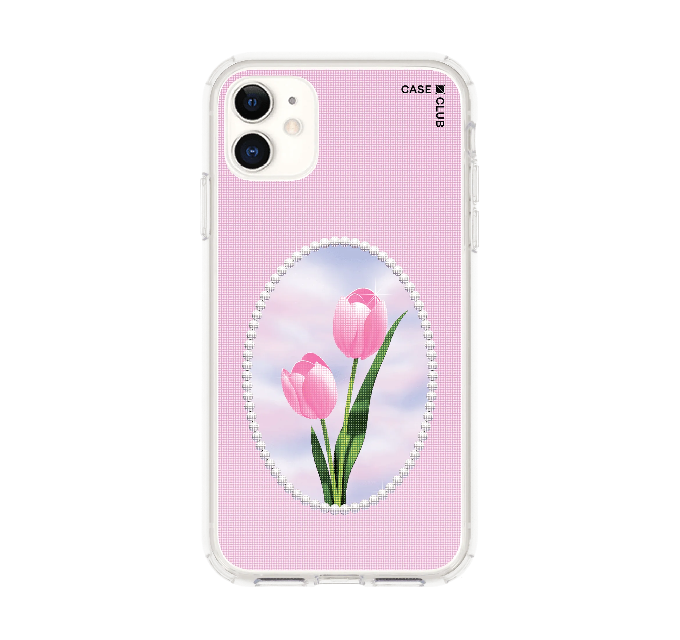 เคสใส iphone 11 กรอบรูปดอกทิวลิป